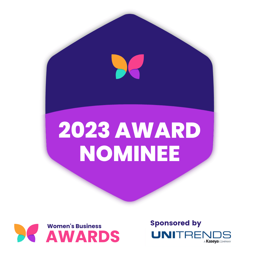 2023 Womens Business Awards Nominee badge